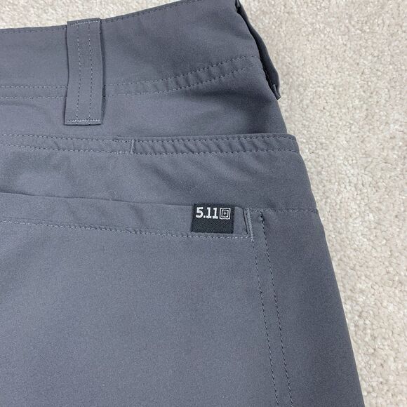 5.11 Tactical Layla Womens Gray Cargo Shorts Size 8 Utility Flex Stretch - Picture 8 of 15